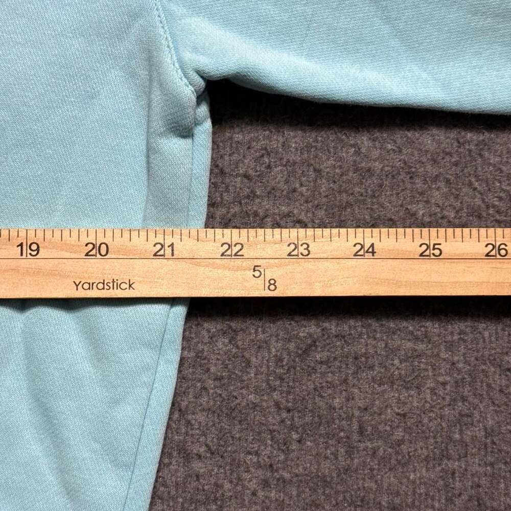 Nike Pastel Light Blue Embroidered Mini Swoosh Pullover Hoodie XS - Picture 5 of 6